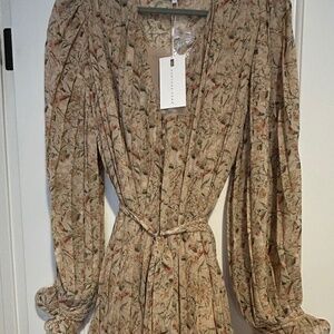 Endless Rose Beige Romper, Womens Size Large, Never Worn
